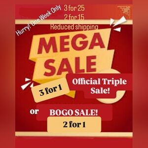 Hurry..Any item! This week only!